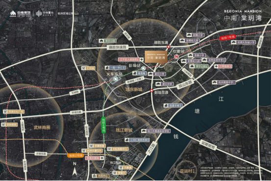 江河汇约3公里,钱江新城东扩有了约16米面宽地铁洋房的更优选